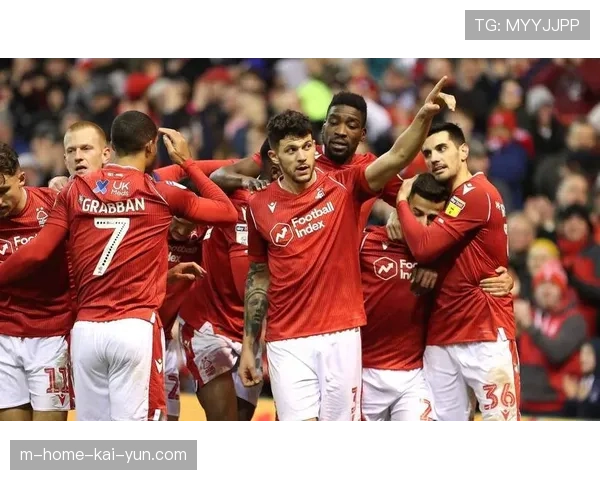 诺丁汉森林埃纳右路传中精准,奥多伊后点包抄破门